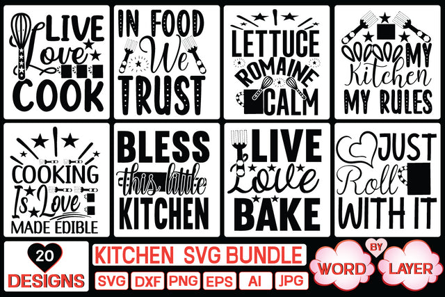 kitchen svg bundle SVG Cut File SVG Studio Innate 