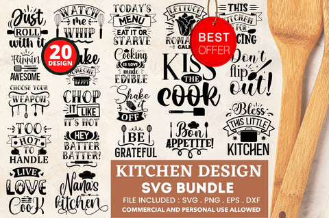 Kitchen SVG Bundle SVG Designangry 