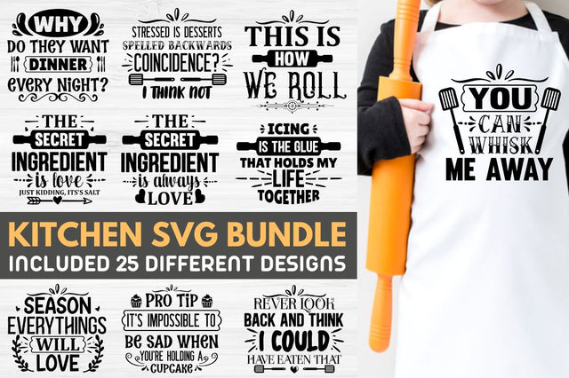 Kitchen SVG Bundle SVG Designangry 