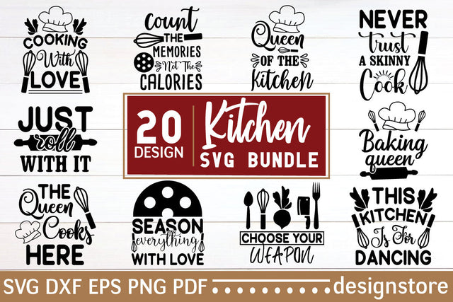 Kitchen Svg Bundle SVG designstore 