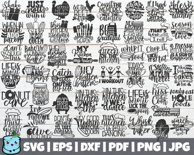 Kitchen SVG Bundle SVG MintyMarshmallows 
