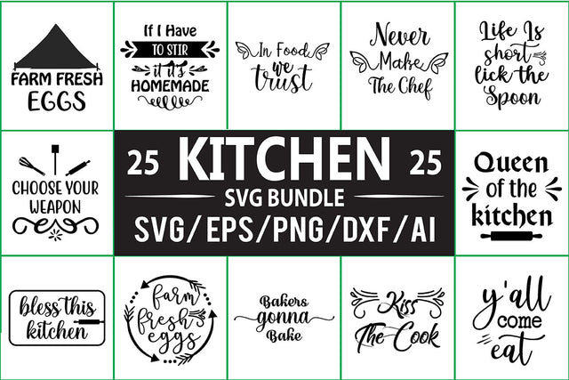 Kitchen SVG Bundle SVG nirmal108roy 