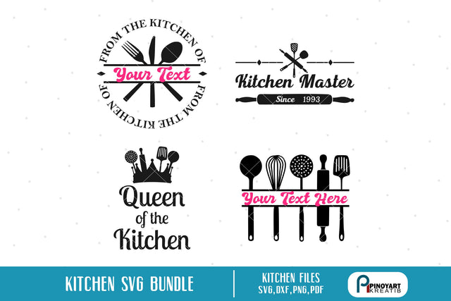 Kitchen Svg Bundle SVG Pinoyart Kreatib