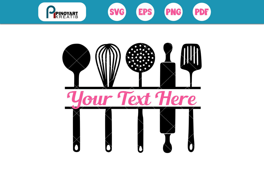 Kitchen Svg Bundle - So Fontsy