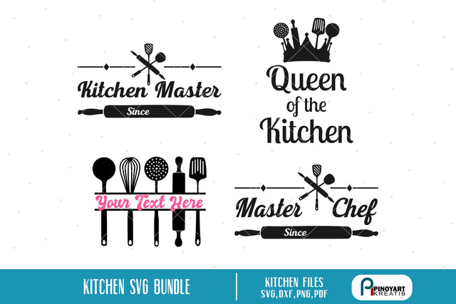 Kitchen Svg Bundle SVG Pinoyart Kreatib