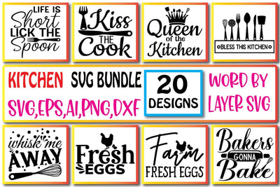 Kitchen SVG Bundle Vol. 1 SVG Craftlabsvg24 