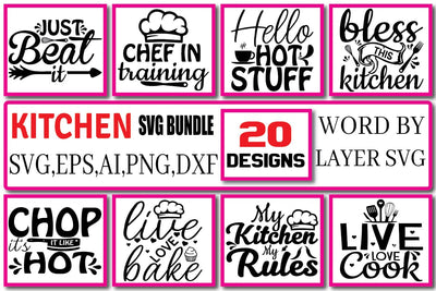 Kitchen SVG Bundle Vol. 3 SVG Craftlabsvg24 