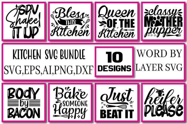 Kitchen SVG Bundle Vol. 5 SVG Craftlabsvg24 