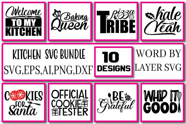 Kitchen SVG Bundle Vol. 6 SVG Craftlabsvg24 