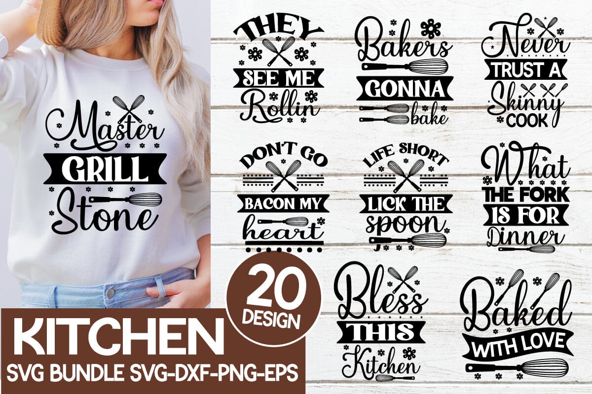 kitchen svg bundle,funny svg bundle - So Fontsy