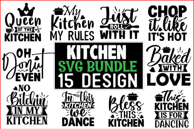 Kitchen SVG Design Bundle SVG CraftingStudio 