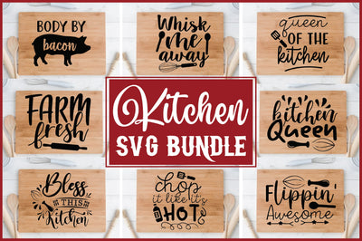 Kitchen Svg Design Bundle SVG Creativeart88 