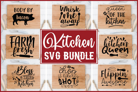 Kitchen Svg Design Bundle SVG Creativeart88 