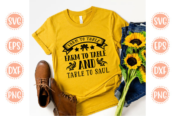 Kitchen svg Design Farm To Table and Table To saul SVG SH_Tee store 