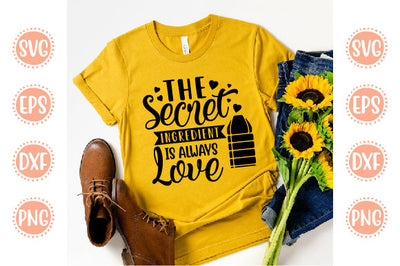 Kitchen Svg Design The Secret Ingredient is Always love SVG SH_Tee store 