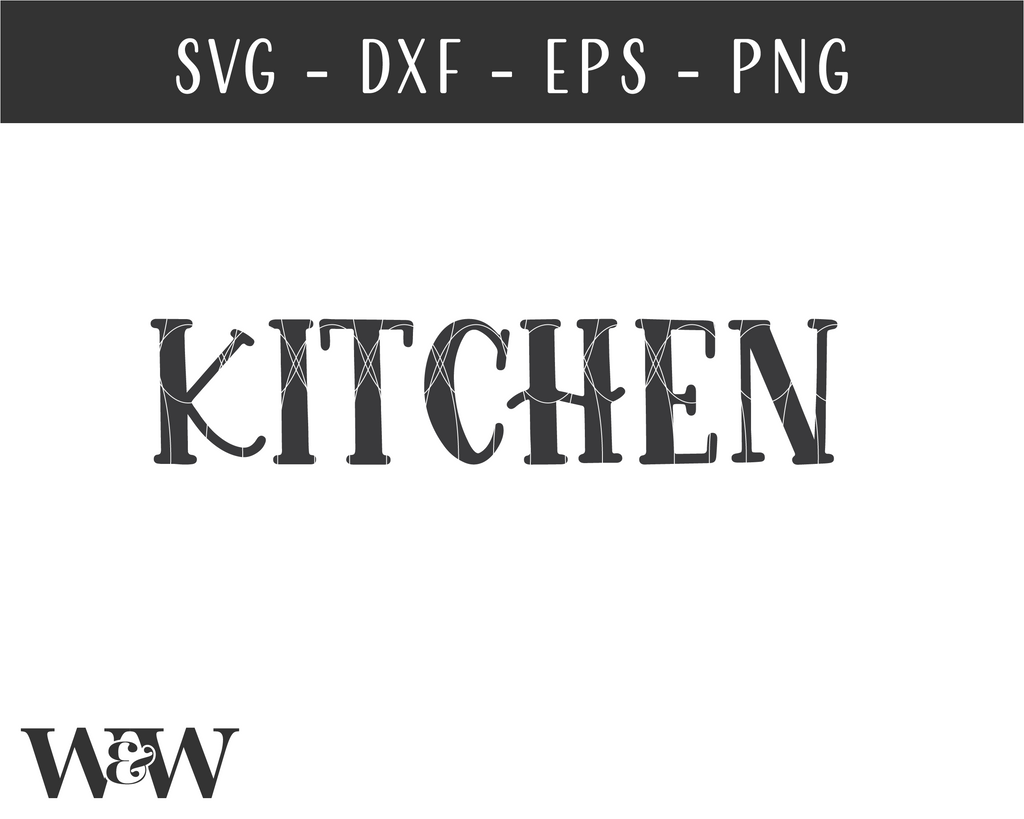 Kitchen SVG | Dining Room Cut File | Rustic Home Decor | Family Design ...