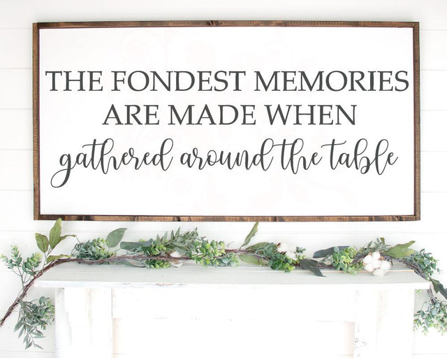 Kitchen svg, Memories Gathered Table svg, Farmhouse Kitchen, SVG for Signs, Thanksgiving table svg, Digital Download, SVG DXF, Wall Art SVG Farmstone Studio Designs 