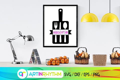 kitchen svg, split monogram SVG Artinrhythm shop 