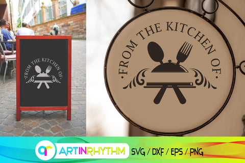 kitchen svg, split monogram SVG Artinrhythm shop 