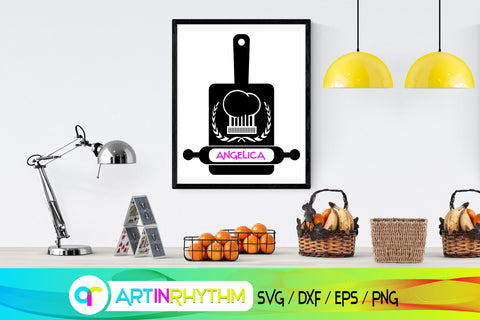kitchen svg, split monogram SVG Artinrhythm shop 