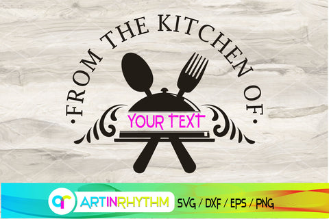 kitchen svg, split monogram SVG Artinrhythm shop 
