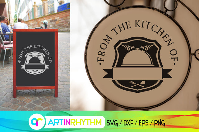 kitchen svg, split monogram SVG Artinrhythm shop 
