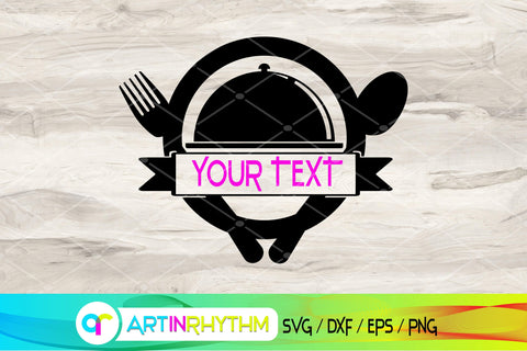 kitchen svg, split monogram SVG Artinrhythm shop 