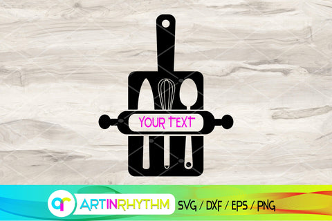 kitchen svg, split monogram SVG Artinrhythm shop 