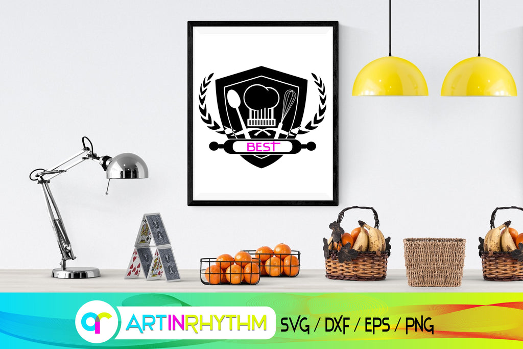 kitchen svg, split monogram - So Fontsy