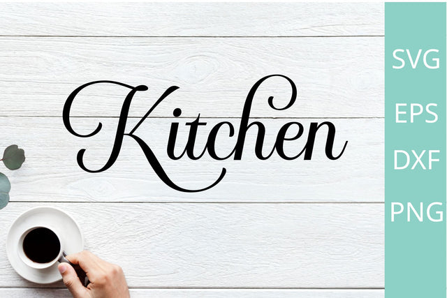 kitchen svg, svg sign / Png files for Silhouette Cameo and Cricut. SVG Chamsae Studio 