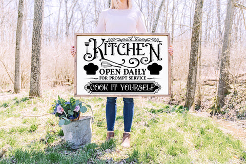 Kitchen SVG - Vintage Kitchen Sign SVG SVG CraftLabSVG 
