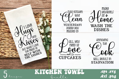Kitchen Towel Bundle | VIP Extended Use License SVG So Fontsy VIP Design Shop