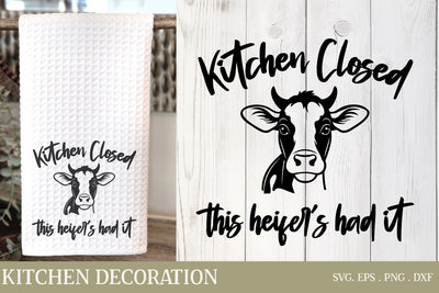 Kitchen Towel SVG | Funny Kitchen SVG | VIP Extended Use License SVG So Fontsy VIP Design Shop