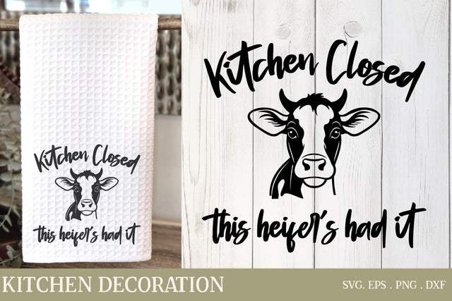 Kitchen Towel SVG | Funny Kitchen SVG SVG Petunia Digital Design 