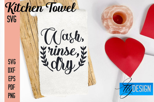 Kitchen Towel SVG | Kitchen Quotes Design | Home SVG SVG Fly Design 