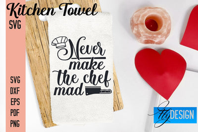 Kitchen Towel SVG | Kitchen Quotes Design | Home SVG SVG Fly Design 