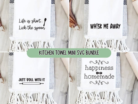 Kitchen Towel SVG Mini Bundle SVG So Fontsy Design Shop 