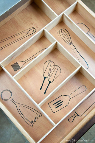 Kitchen Utensil Drawings SVG Houseful of Handmade 