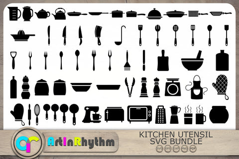 Kitchen Utensil Svg Bundle, Kitchen Utensils Svg, Kitchenware Svg, Cooking Svg, Kitchen Svg SVG Artinrhythm shop 