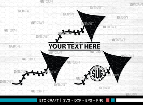 Kite Monogram, Kite Silhouette, Kite SVG, Flying Kite Svg, Kids Svg, Kite String Svg, Wind Kite Svg, SB00443 SVG ETC Craft 