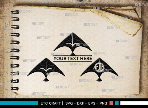 Kite Monogram, Kite Silhouette, Kite SVG, Flying Kite Svg, Kids Svg, Kite String Svg, Wind Kite Svg, SB00443 SVG ETC Craft 