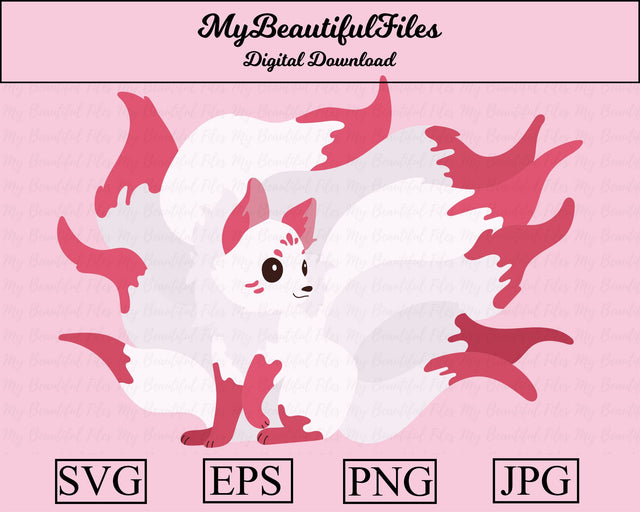 Kitsune - Animal SVG MyBeautifulFiles 