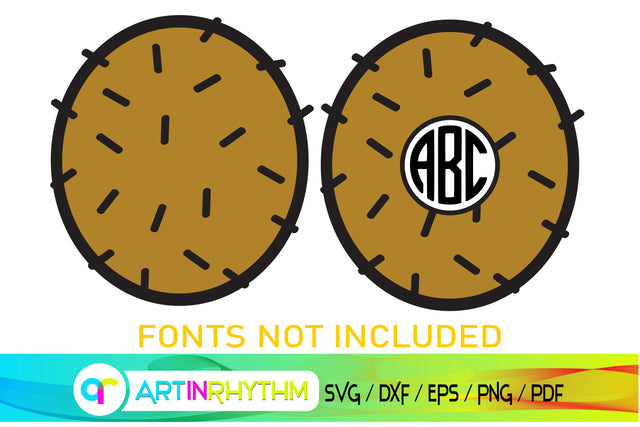 kiwi, fruit monogram svg SVG Artinrhythm shop 