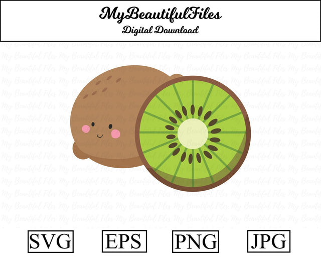 kiwi - fruit SVG MyBeautifulFiles 
