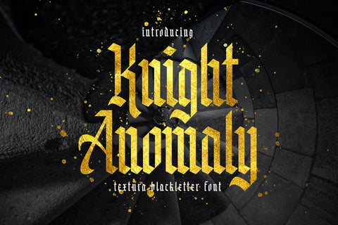 Knight Anomaly Font Arterfak Project 