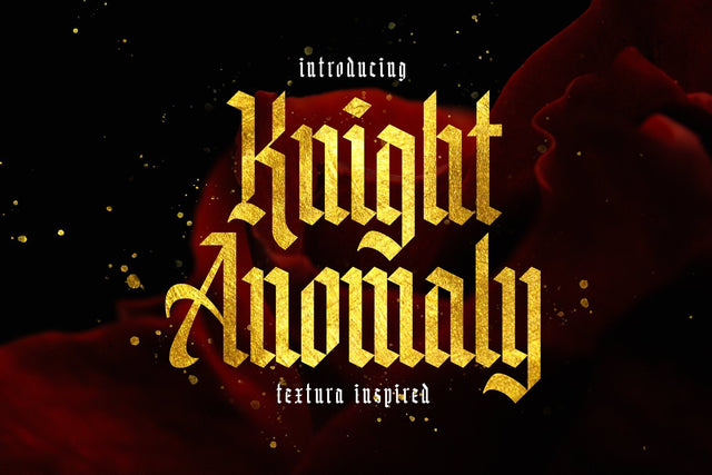 Knight Anomaly Font Arterfak Project 