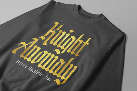 Knight Anomaly Font Arterfak Project 
