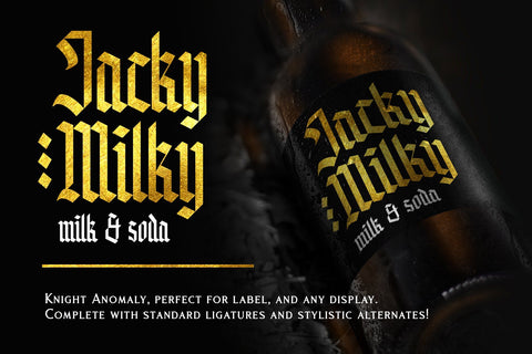 Knight Anomaly Font Arterfak Project 