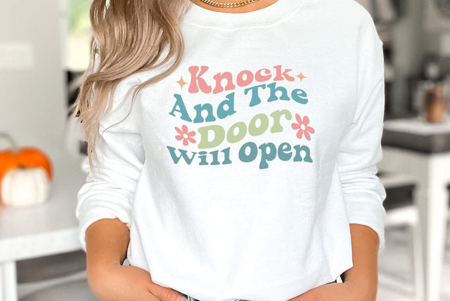 Knock and The Door Will Open SVG SVG FiveStarCrafting 