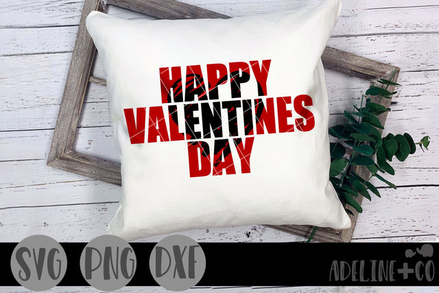 Knockout Happy Valentine's Day SVG Adeline&co 